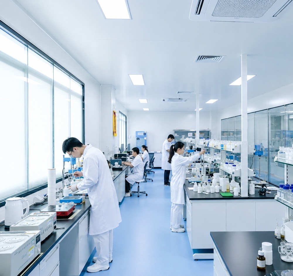 GCI skincare research laboratory overview